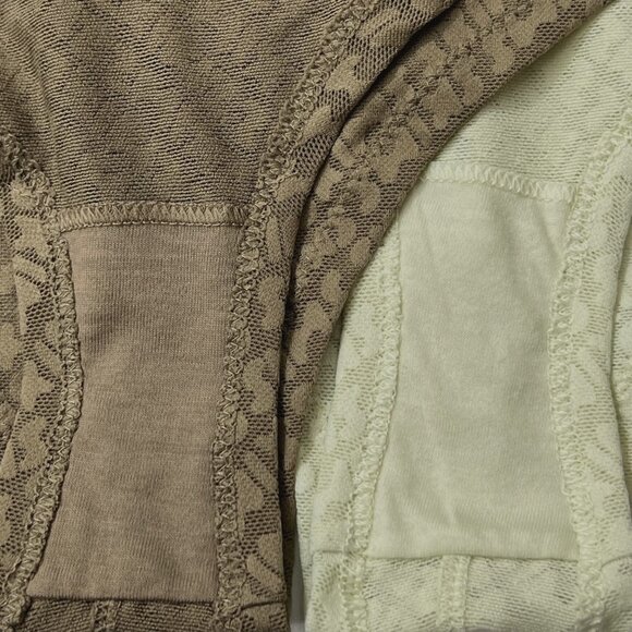 SKIMS Logo Mesh Boyshort Lot of 2 Bone Desert XXS - Picture 8 of 12